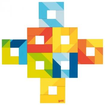 Einlegepuzzle L 16 Teile 21x21x0,6cm